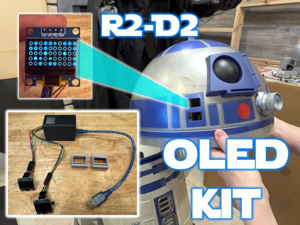 Star wars R2-D2 LOGIC OLED KITS for your Home Depot animatronic!