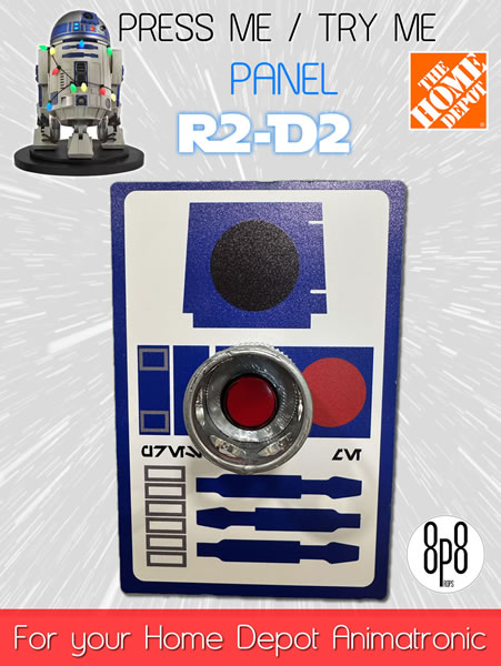 Home Depot Storm Trooper Animatronic Custom Try Me Button