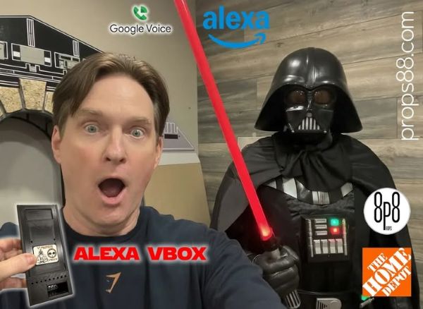 Star wars ALEXA GOOGLE VOICE for your Home Depot animatronic!