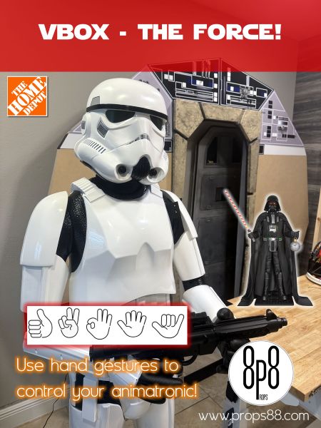 Star wars sounds for your Home Depot animatronic! Use your hands! 